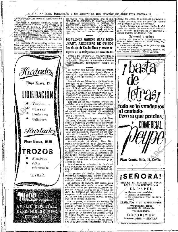 ABC SEVILLA 06-08-1969 página 26