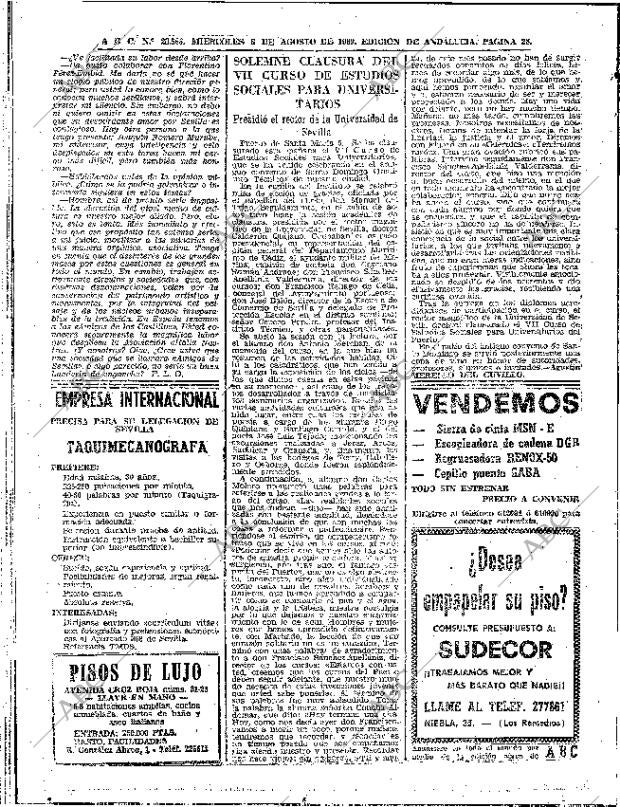 ABC SEVILLA 06-08-1969 página 28