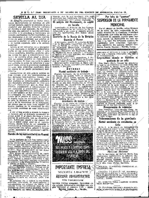 ABC SEVILLA 06-08-1969 página 39