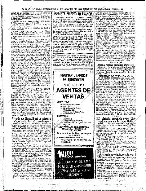 ABC SEVILLA 06-08-1969 página 42