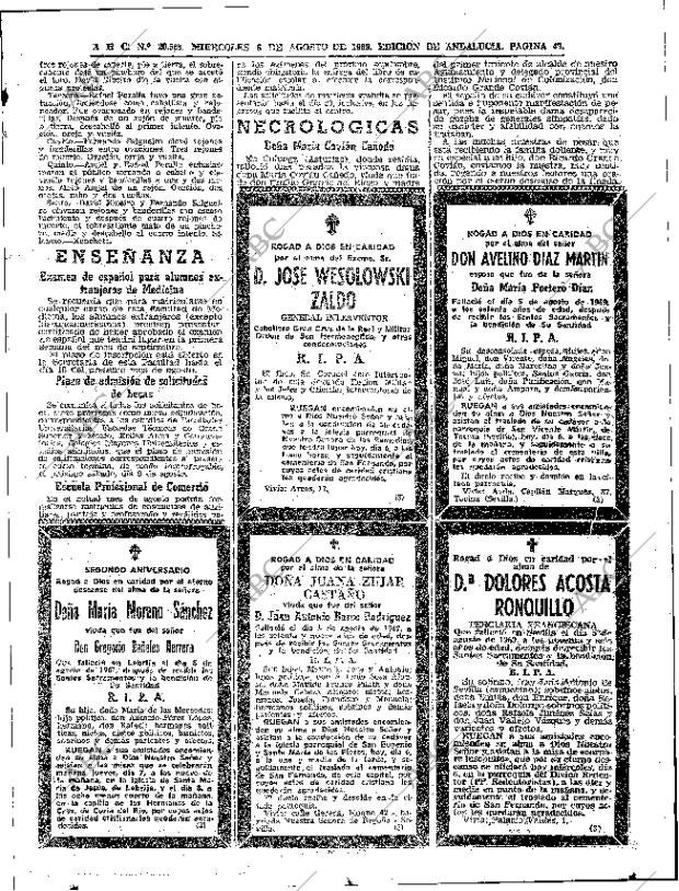 ABC SEVILLA 06-08-1969 página 47