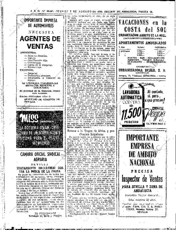 ABC SEVILLA 07-08-1969 página 38