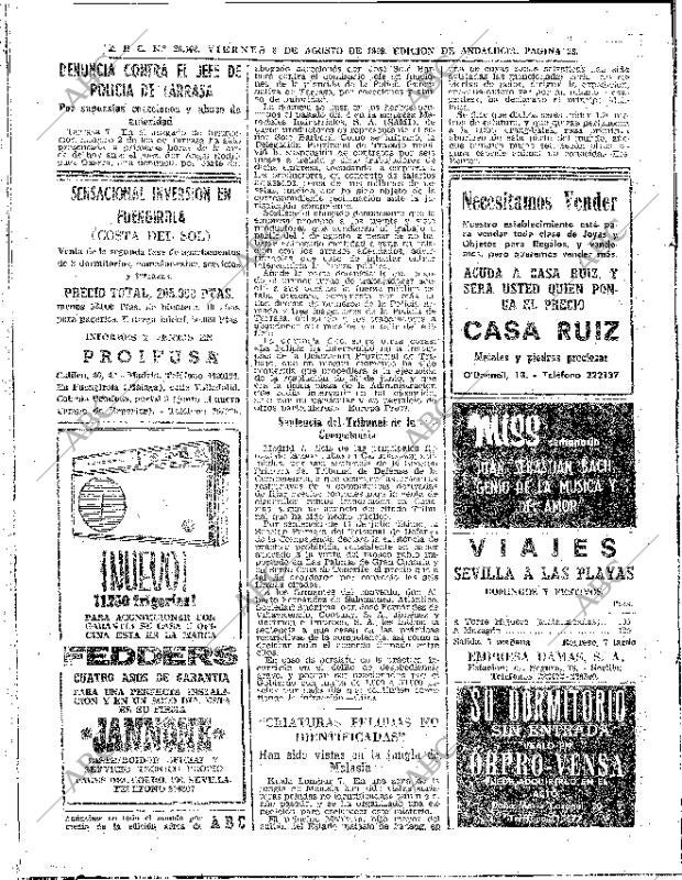 ABC SEVILLA 08-08-1969 página 28