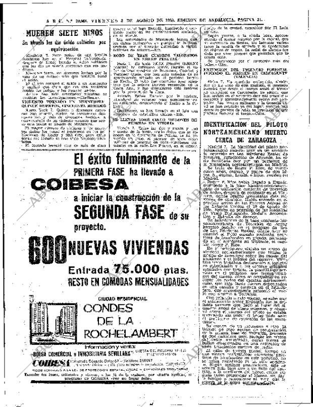 ABC SEVILLA 08-08-1969 página 31