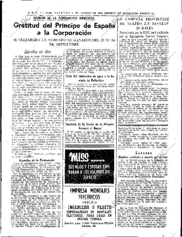 ABC SEVILLA 08-08-1969 página 41