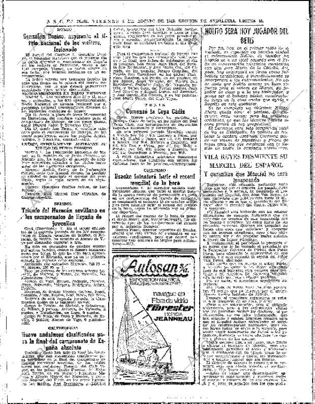 ABC SEVILLA 08-08-1969 página 44