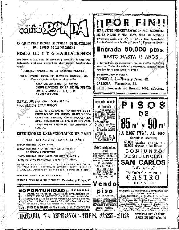 ABC SEVILLA 08-08-1969 página 52