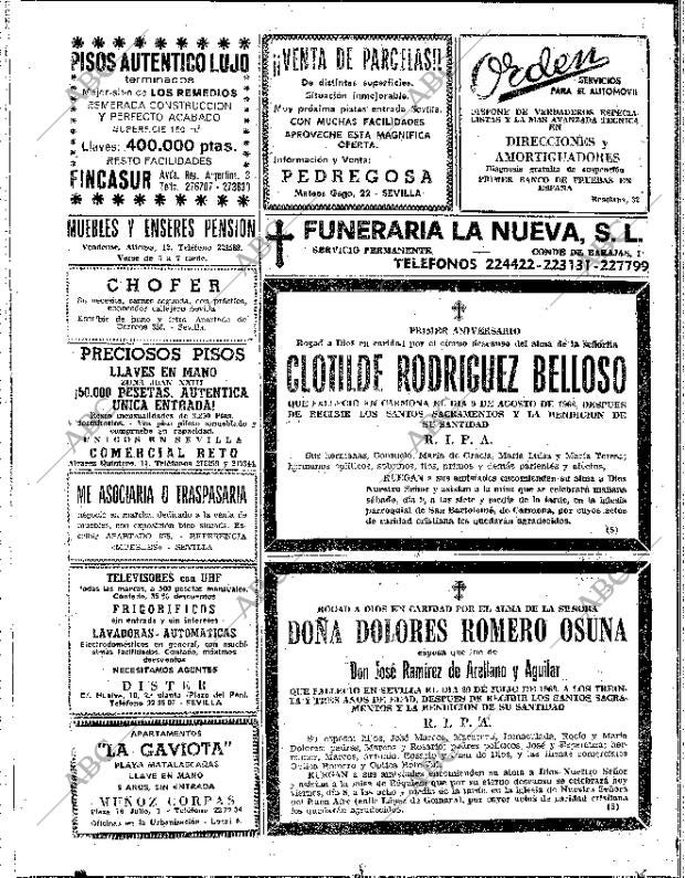 ABC SEVILLA 08-08-1969 página 54