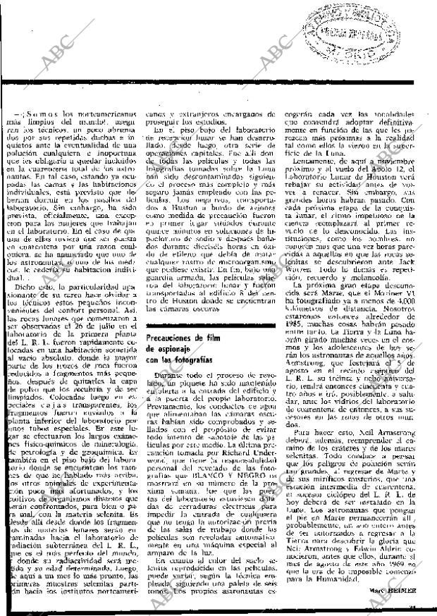 BLANCO Y NEGRO MADRID 09-08-1969 página 31