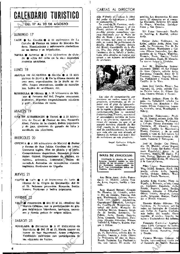 BLANCO Y NEGRO MADRID 09-08-1969 página 6