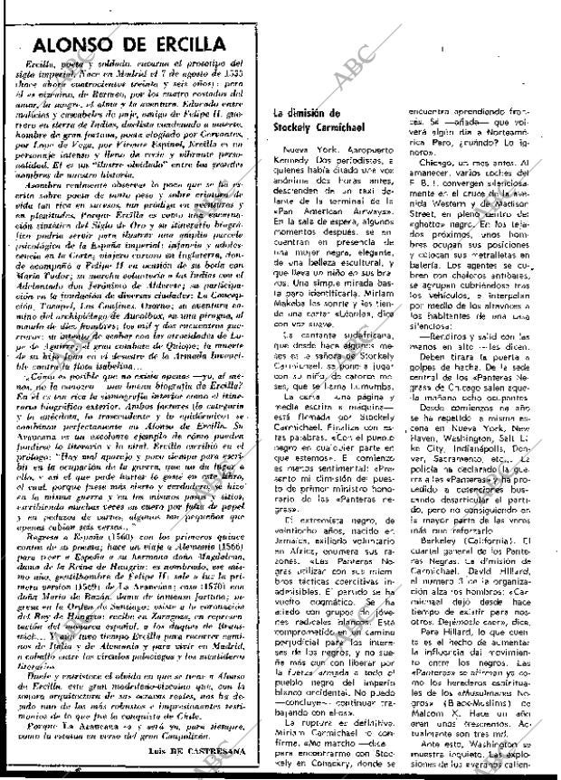 BLANCO Y NEGRO MADRID 09-08-1969 página 67