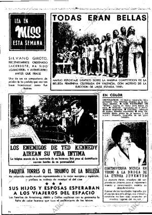 BLANCO Y NEGRO MADRID 09-08-1969 página 74