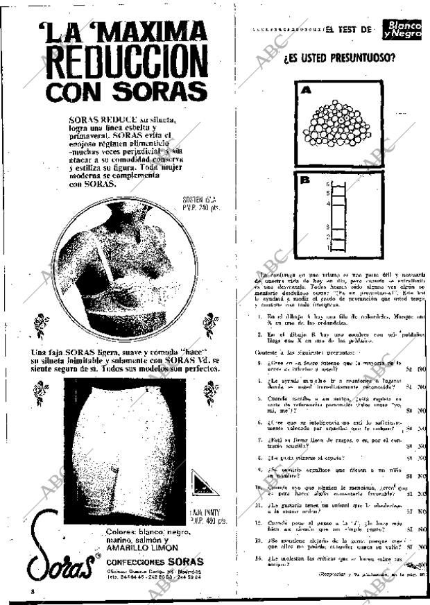 BLANCO Y NEGRO MADRID 09-08-1969 página 8