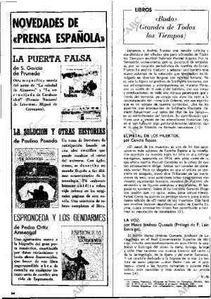 BLANCO Y NEGRO MADRID 09-08-1969 página 84