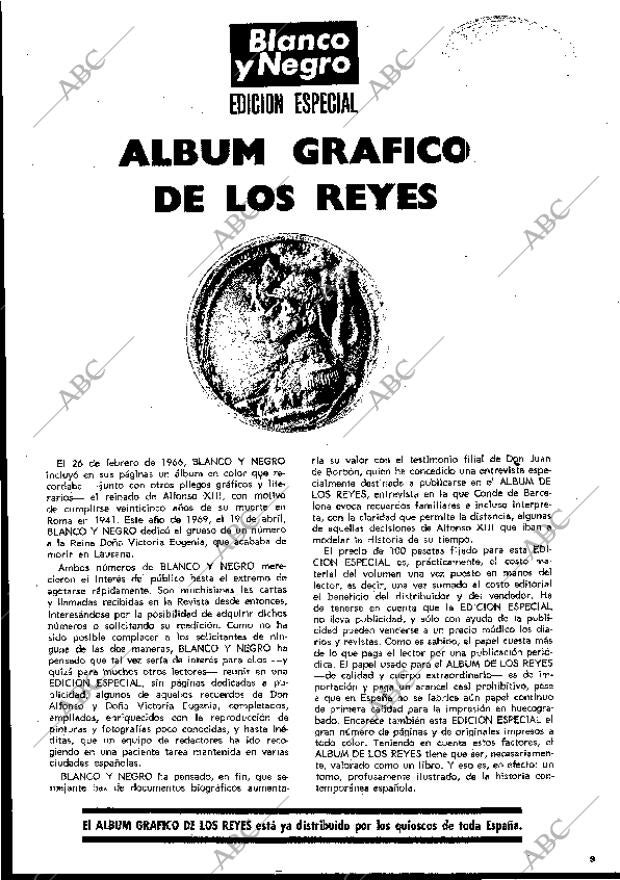 BLANCO Y NEGRO MADRID 09-08-1969 página 9