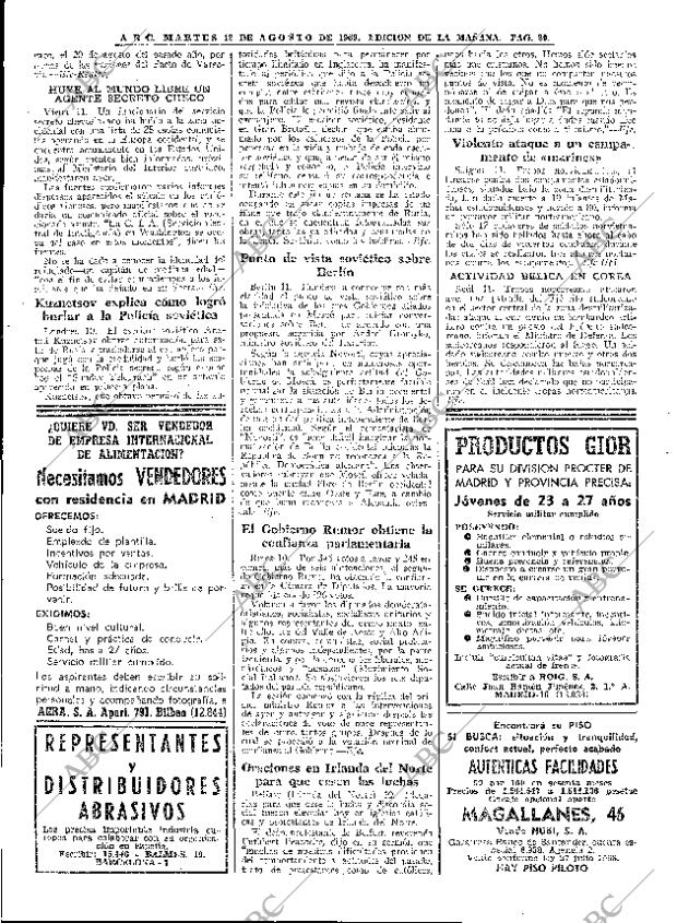 ABC MADRID 12-08-1969 página 20