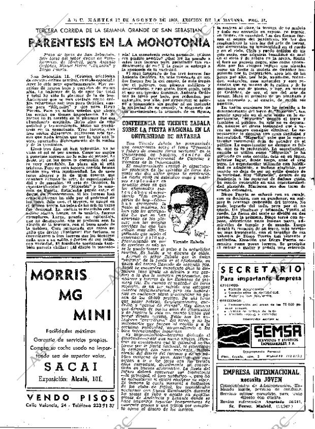 ABC MADRID 12-08-1969 página 51