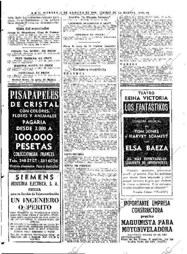 ABC MADRID 12-08-1969 página 58