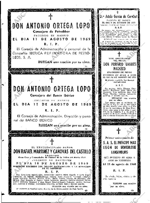 ABC MADRID 12-08-1969 página 74