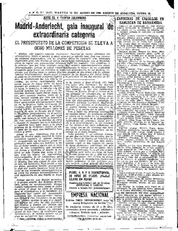 ABC SEVILLA 12-08-1969 página 43