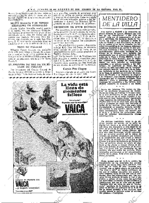 ABC MADRID 14-08-1969 página 35