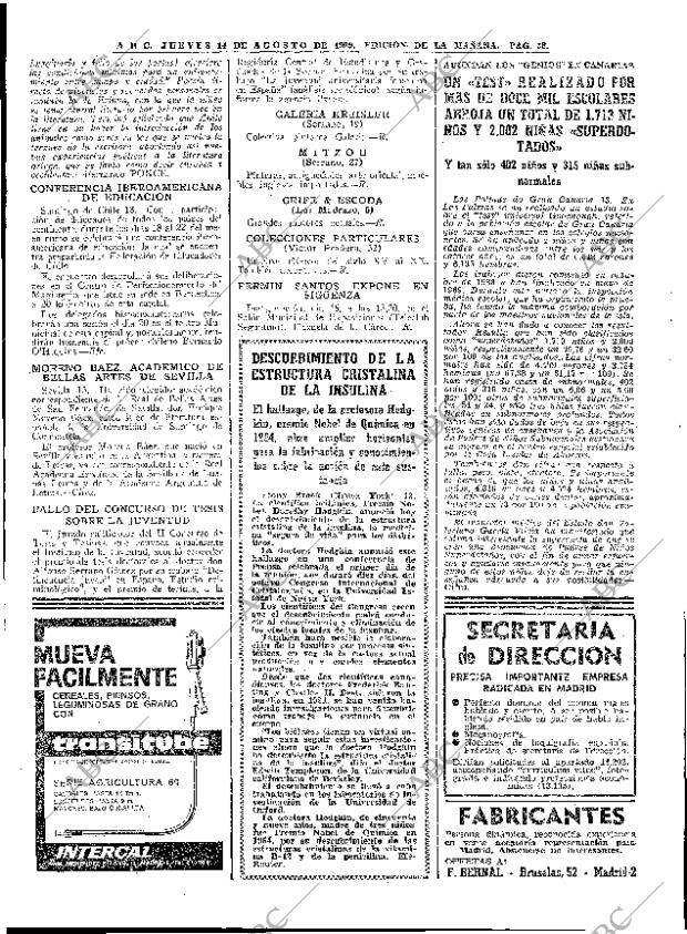 ABC MADRID 14-08-1969 página 38