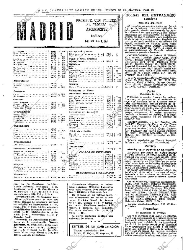 ABC MADRID 14-08-1969 página 43