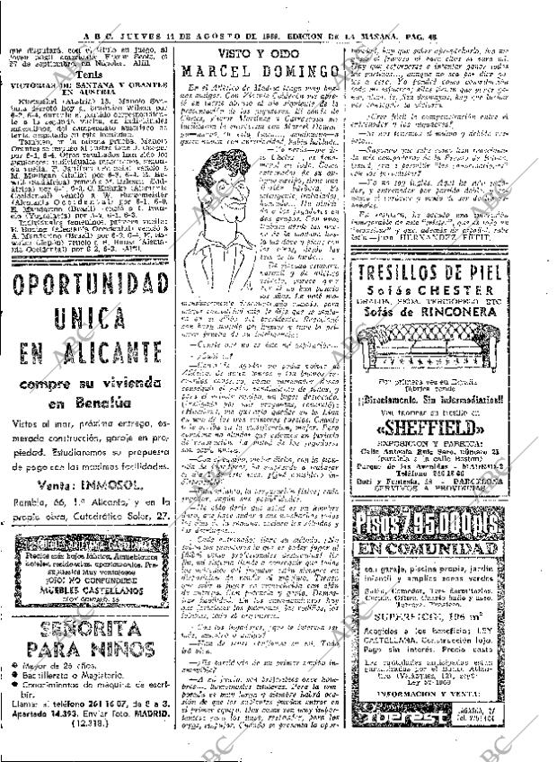 ABC MADRID 14-08-1969 página 46