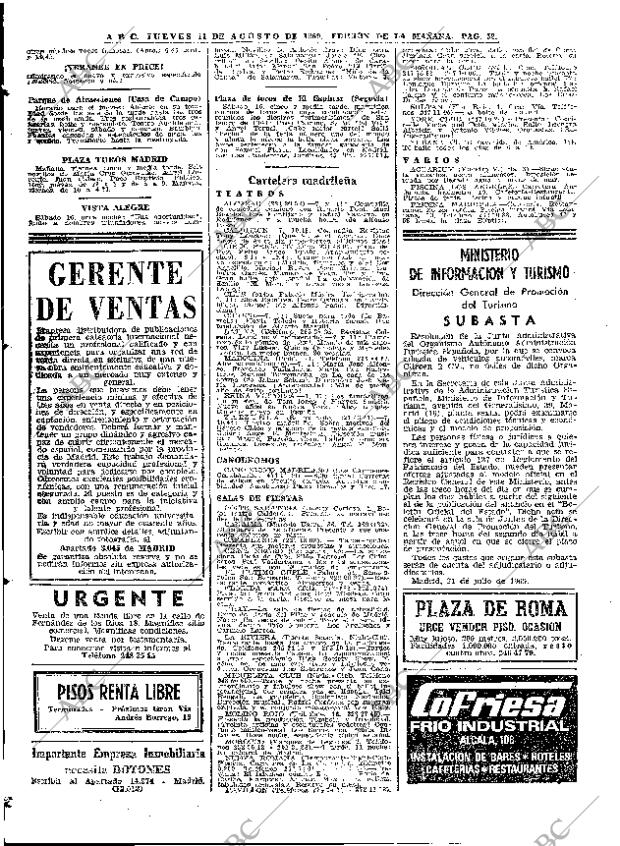 ABC MADRID 14-08-1969 página 52