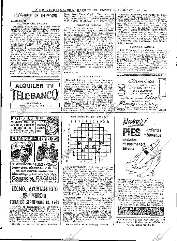 ABC MADRID 15-08-1969 página 56
