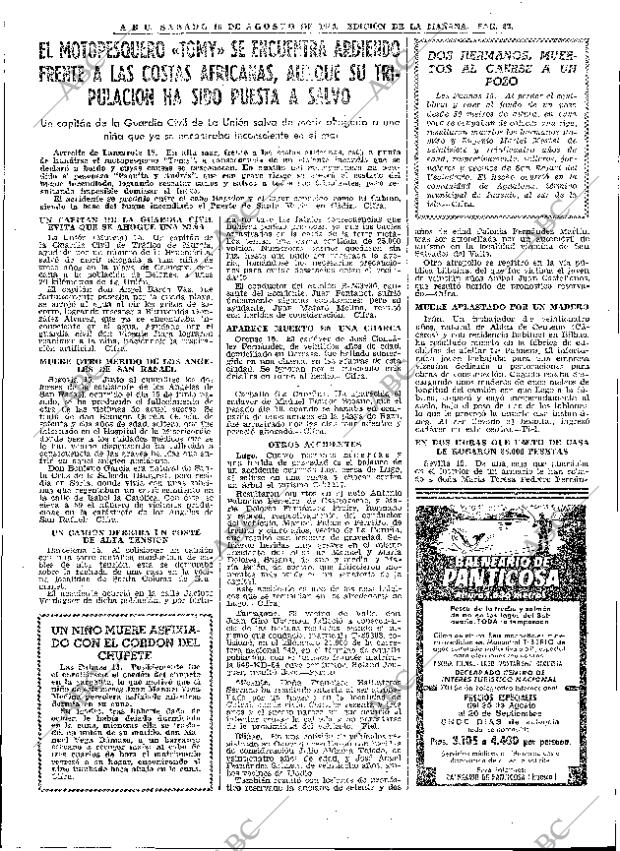ABC MADRID 16-08-1969 página 22