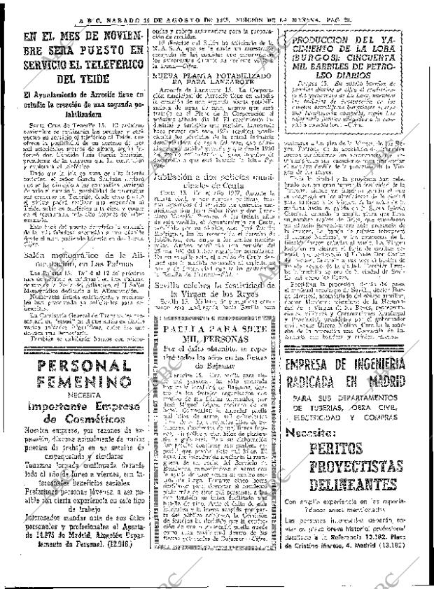 ABC MADRID 16-08-1969 página 28