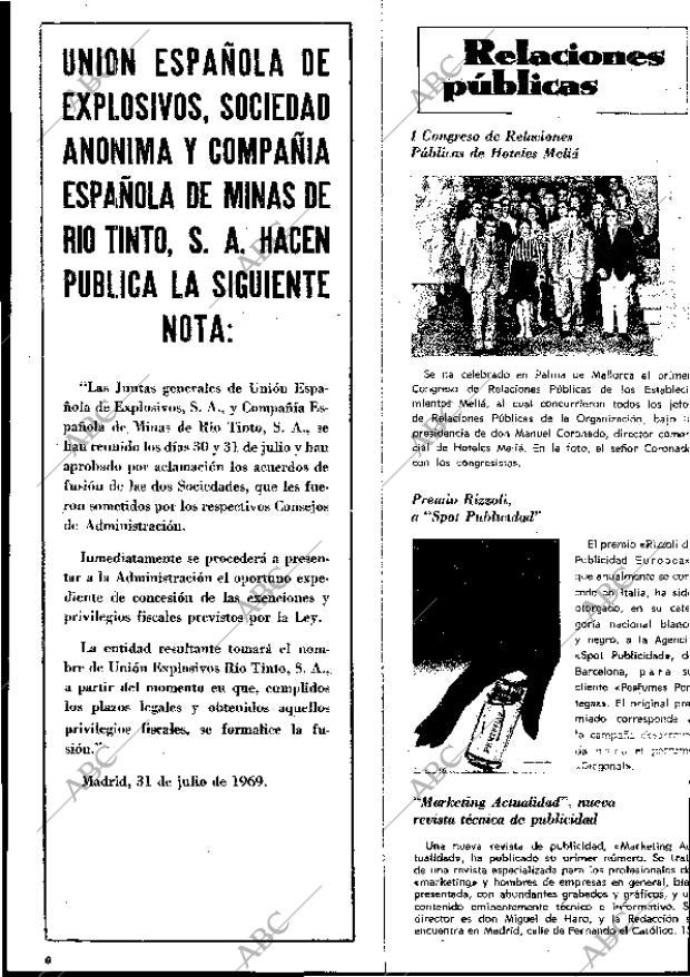 BLANCO Y NEGRO MADRID 16-08-1969 página 6