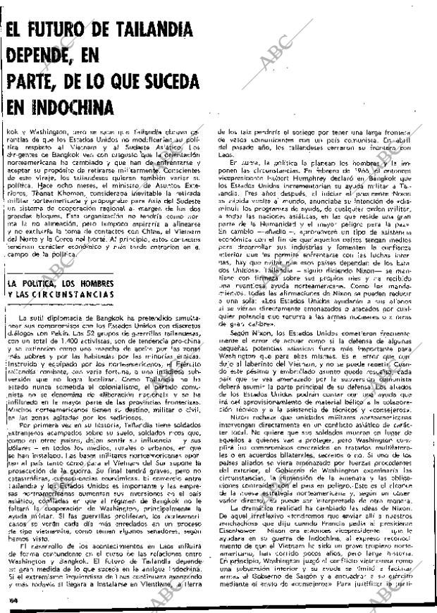 BLANCO Y NEGRO MADRID 16-08-1969 página 64