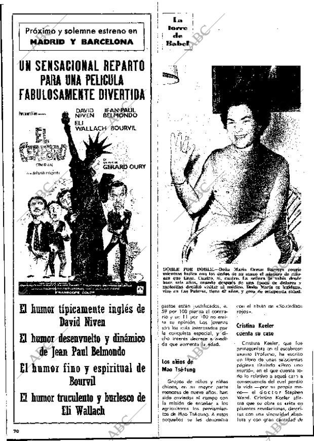 BLANCO Y NEGRO MADRID 16-08-1969 página 70