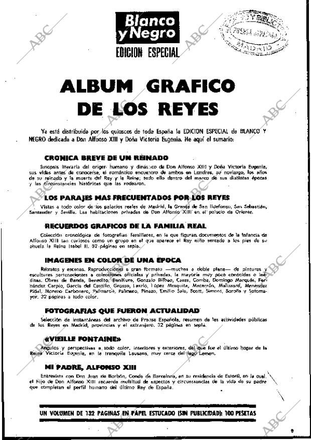 BLANCO Y NEGRO MADRID 16-08-1969 página 9