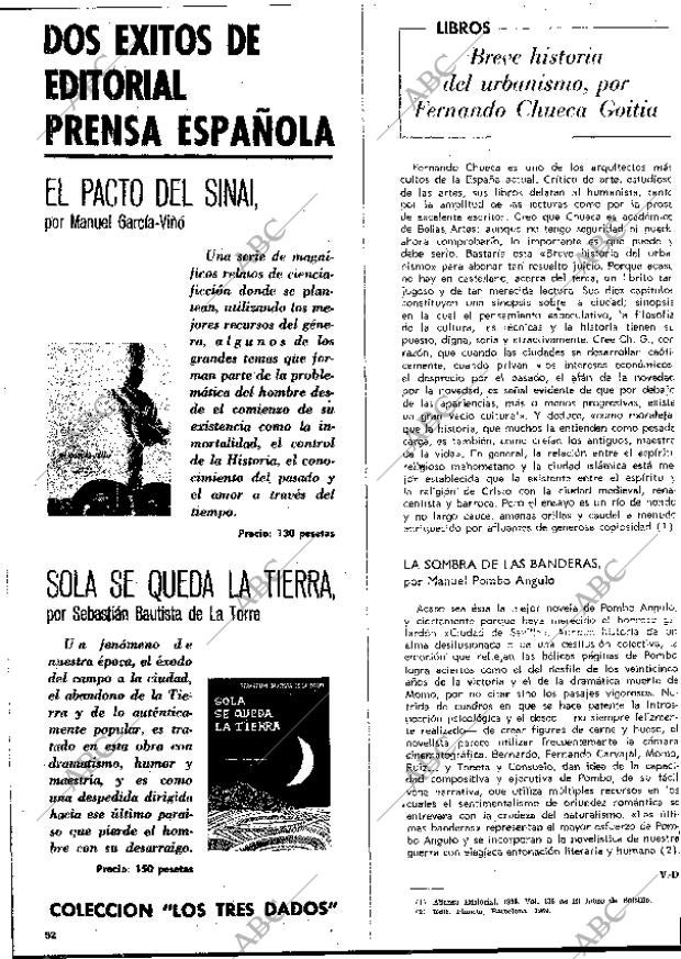 BLANCO Y NEGRO MADRID 16-08-1969 página 92