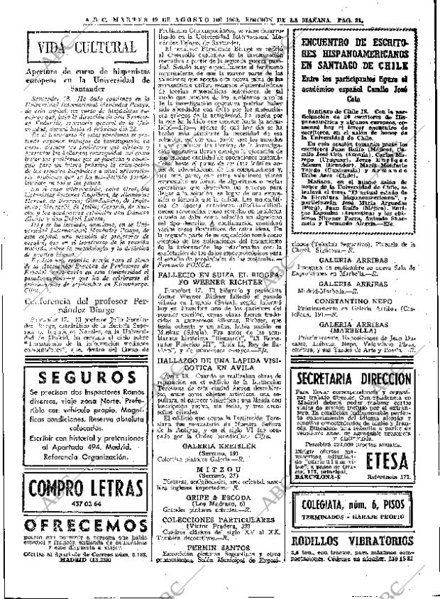 ABC MADRID 19-08-1969 página 31