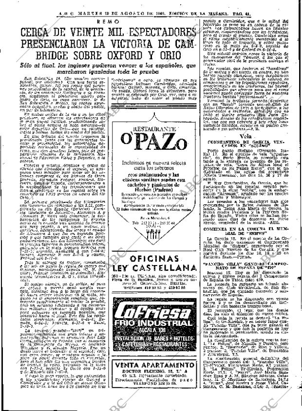 ABC MADRID 19-08-1969 página 41