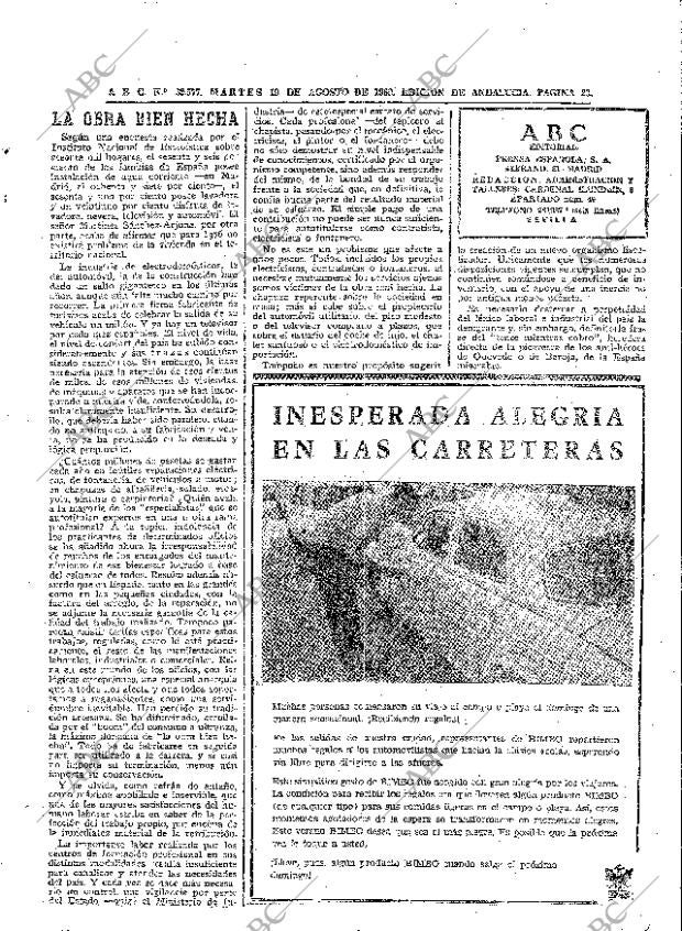 ABC SEVILLA 19-08-1969 página 23