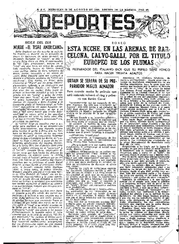 ABC MADRID 20-08-1969 página 43