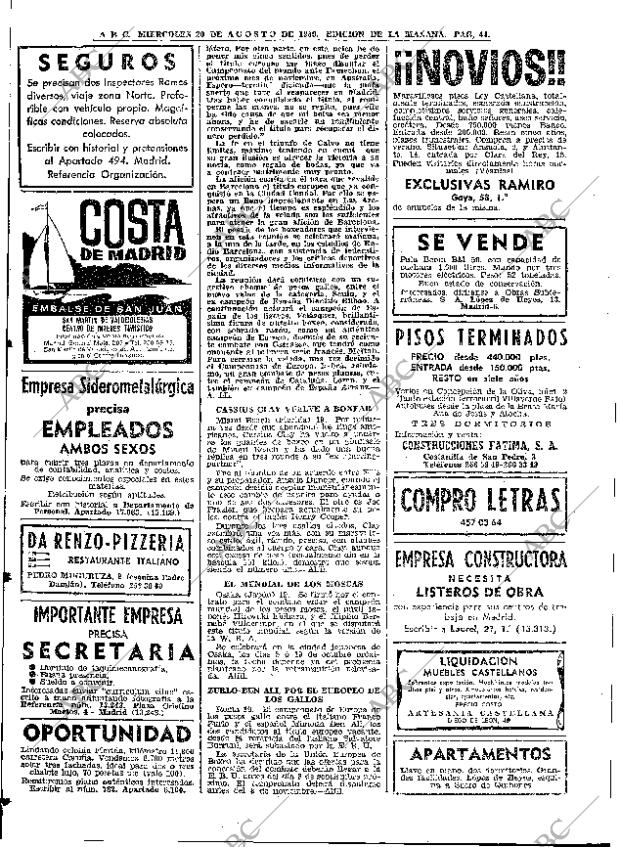 ABC MADRID 20-08-1969 página 44
