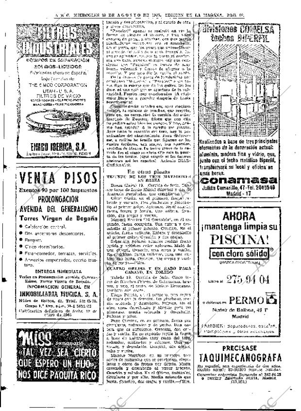 ABC MADRID 20-08-1969 página 48