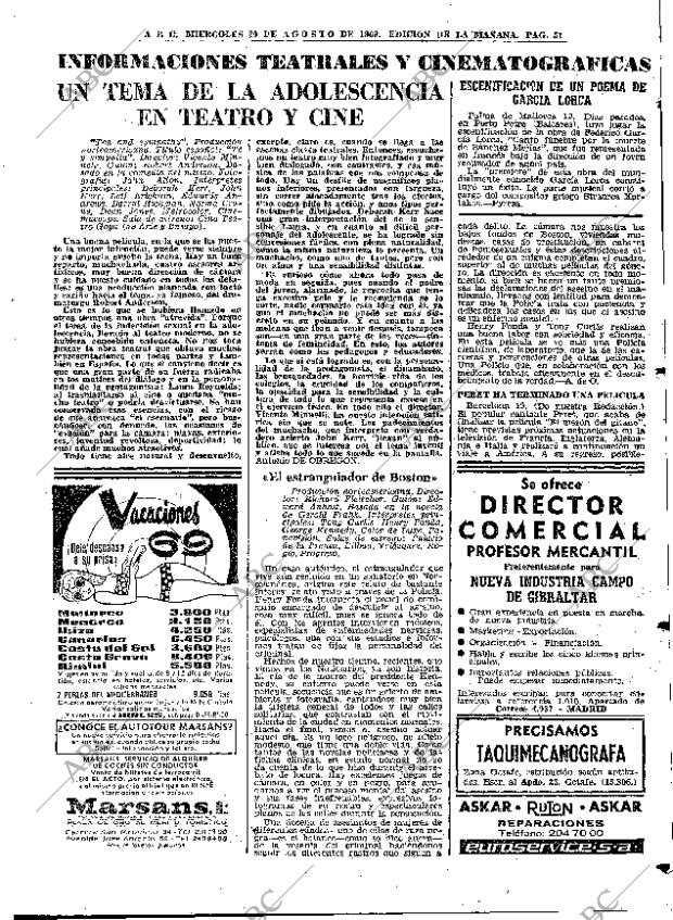 ABC MADRID 20-08-1969 página 51