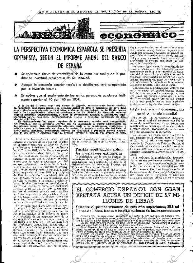 ABC MADRID 21-08-1969 página 41