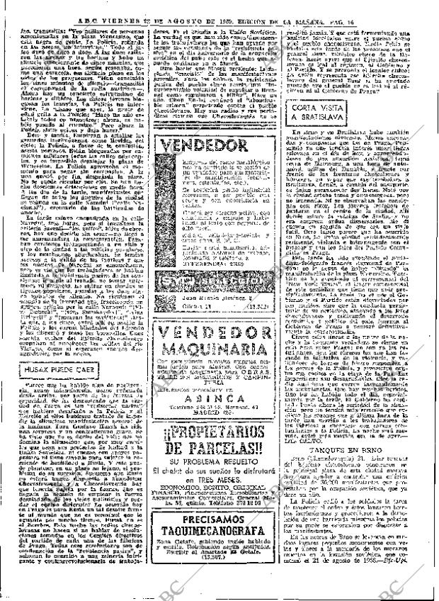 ABC MADRID 22-08-1969 página 16