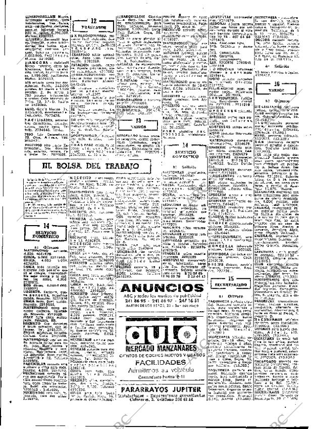 ABC MADRID 23-08-1969 página 62