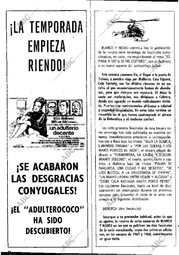 BLANCO Y NEGRO MADRID 23-08-1969 página 38
