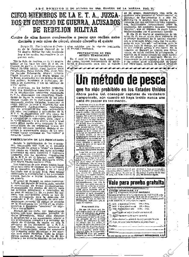 ABC MADRID 24-08-1969 página 21