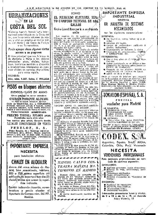 ABC MADRID 24-08-1969 página 46